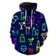 thumbnail image 1 of Sudadera con capucha y cremallera para hombre con barra luminosa, gran oferta 2024, divertida, de gran tamaño, con estampado 3D, informal, para adolescentes, estilo Harajuku de primavera., 1 of 6
