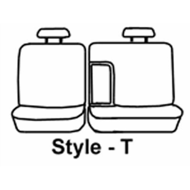Covercraft Seat Cover SS8429WFGY SeatSaver; Urethane-Coated Waterproof Material; Gray; For One Row