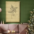 thumbnail image 6 of Holly Branch I - Framed Gallery Wrapped Holiday Canvas - 17 x 25 - Gold Frame, 6 of 8