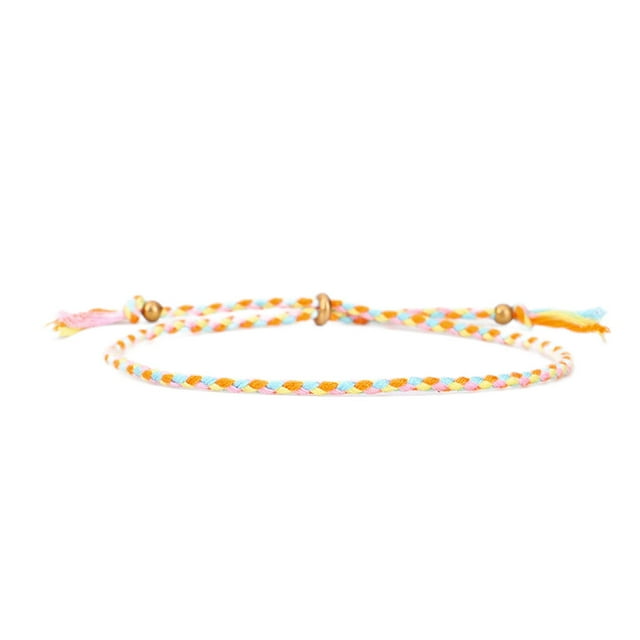 Bracelet Tressé Accessoire Mode Femmes Bracelets Bijoux Accessoires Hommes Bracelet Bijoux Accessoires Fil Réglable Bracelets avec Frange Décors Type 19
