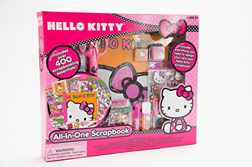 GEEE Diary Deco Scrapbook Cutting Stickers (Random 1 Pack / 4pcs Set) (Hello Kitty)