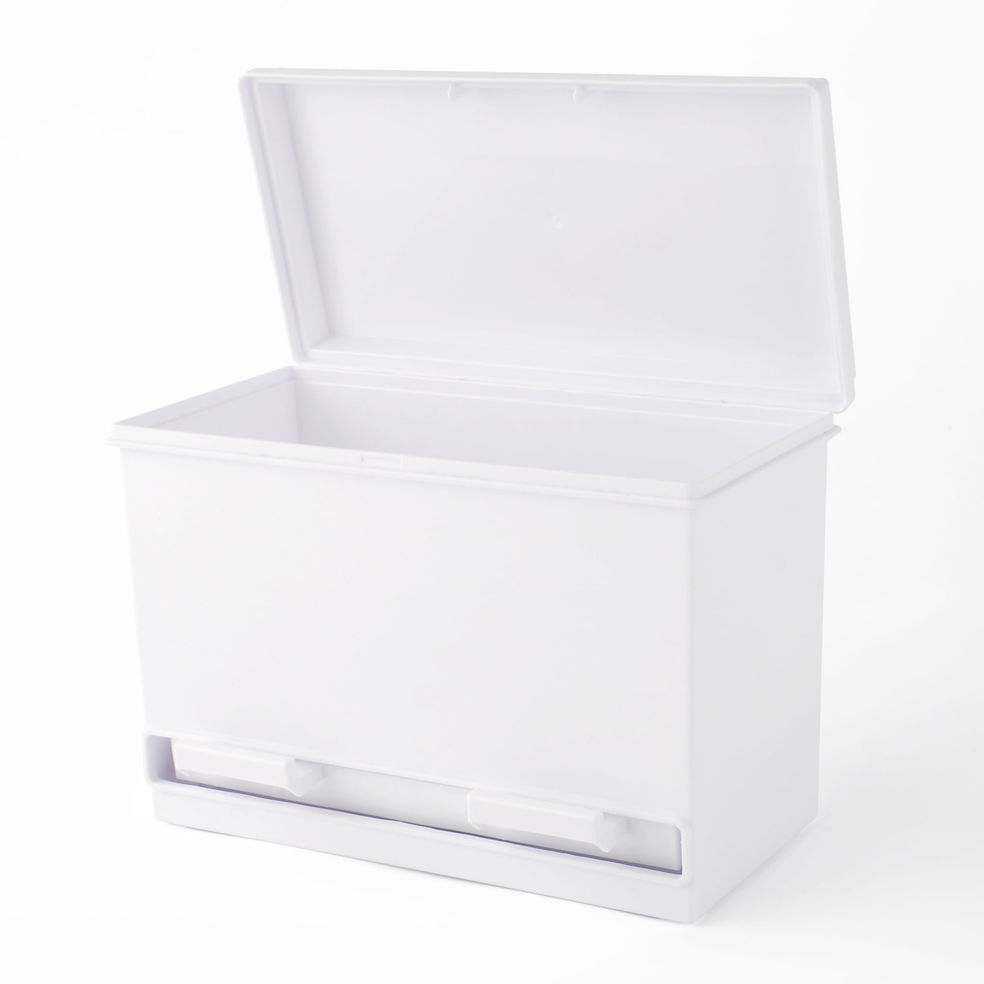 Pen+Gear White Plastic Pencil Dispenser Desk Organizer