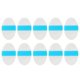 thumbnail image 1 of Ear Stickers, Easy Wearing Silicone Gel Large Area Coverage Safe Waterproof Disposable Ear Stickers For Showering, 1 of 8