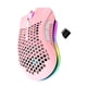 thumbnail image 3 of Worallymy Gaming Mouse Wireless Hollow Game Mouse Accesorio de computadora recargable ajustable con luz RGB rosa Worallymy JD735802672, 3 of 7