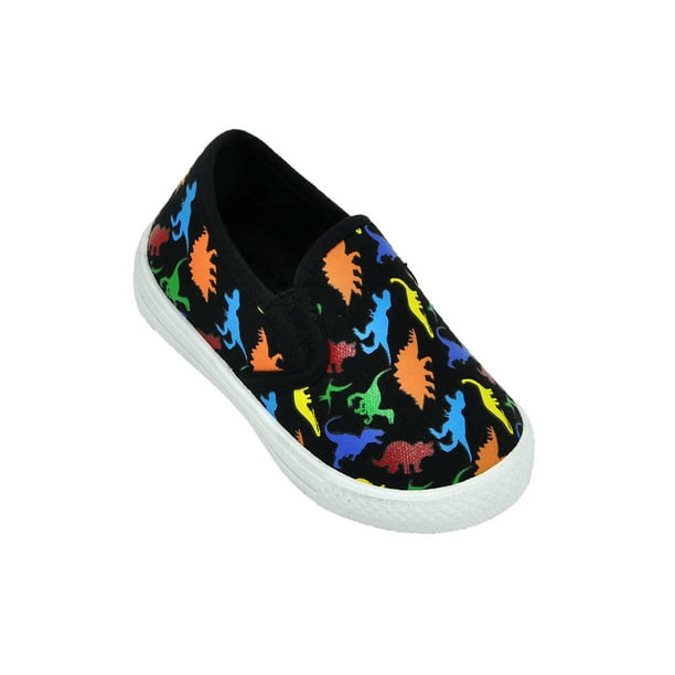SCI Inc Boys' Shoes Dinosaur Sneaker Slip On Kids Shoe, Toddler Sizes