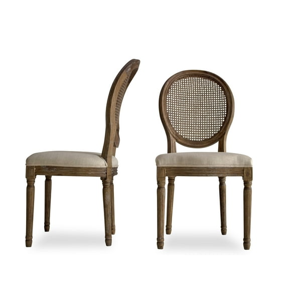 Charlie French Country Dining Chairs, Set of 2