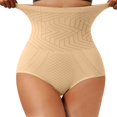 thumbnail image 2 of MVRLSH Shapewear Tummy Control Sculpting Yoga Shaping Body Shaper Shorts for Women Brown Size XL, 2 of 4