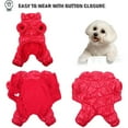 thumbnail image 4 of STHRGFHY Dog christmas coats,Dog Coat,Warm Dog Jacket,Fullbody Winter Coat Snowsuit for Dogs,Waterproof Puppy Puffer Jacket Snow Coats with Legs, Pet Fleece Vest Coats for Small Dogs(Red XL), 4 of 8