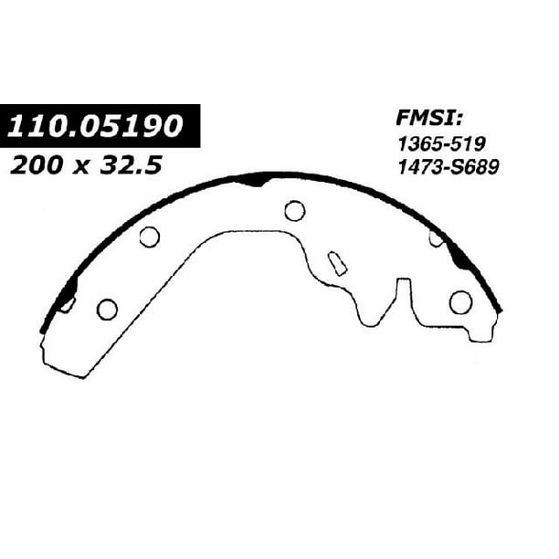 GOPARTS Replacement for 19831989 Plymouth Reliant Rear Drum Brake
