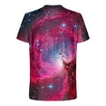 thumbnail image 4 of Yanghang Tops Men Men's T-Shirts Men's Casual Sky Printed Round Neck Short Sleeved T-Shirt Top Summer Tops For Men, 4 of 5