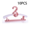 thumbnail image 1 of Paquete de 10 perchas apilables para niños (pequeño oso rosa europeo) con ganchos de oso Perchas de ropa antideslizantes para niños Ropa de bebé Ahorro de espacio, 1 of 5