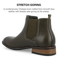 thumbnail image 4 of Vance Co. Mens Landon Wide Width Tru Comfort Foam Pull-on Round Toe Chelsea Boot, 4 of 8