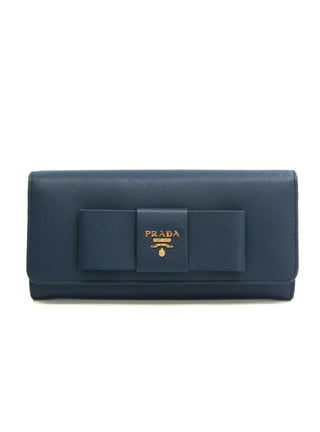 Prada Saffiano 1M1426 Wallet (bi-fold) Blue