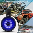 thumbnail image 5 of Pyle 8” Waterproof Off-Road Speakers - 300W 2-Way Marine Wakeboard Tower Sound System (Black), 5 of 9