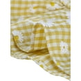 thumbnail image 6 of Allegra K Women's V Neck Ruffle Hem Daisy Button Tie Belt Dress, 6 of 6