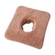 thumbnail image 1 of Toalla con orificio para la cara para mesa de , suave, resistente, cómoda, ligera, reutilizable, toalla de para salones de belleza y spas Café ligero, 1 of 9