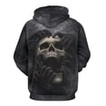 thumbnail image 2 of LAOLIUSN Soul Men's Skull Pattern 3D Print Fashion Design Hoodies Sweatshirt, S-4XL, 2 of 7