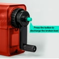 thumbnail image 4 of UNLLLL Pencil Sharpening Machine, Hand Crank Pencil Sharpener, Student pencil sharpener, for Classroom Home Office Drawing, Red, 4 of 7