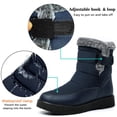 thumbnail image 3 of Northblanc Womens Snow Boots Winter Shoes with Comfortable Faux Fur Lined Warm Booties Waterproof Non Slip Outdoor Shoes, 3 of 8