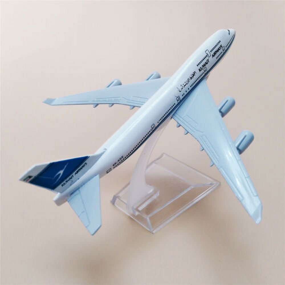 16cm Kuwait Airways Boeing B747-400 Airlines Diecast Airplane Model Plane Alloy