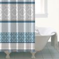 thumbnail image 4 of Boho Theme Polyester Shower Curtain for Bathroom with Hooks and Weighted Hem, Waterproof Bath Decor Sets Hotel Style - Machine Washable,72x72in, 4 of 5