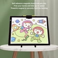 thumbnail image 4 of LED Light Pad, 84 Lamp Beads A3 Tracing Light Box 6 Levels Adjustment Magnet Clip  for Rhinestone Painting, 4 of 7