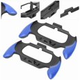 thumbnail image 4 of ZOUSSIQI 2Pcs Gamepad Hand Grip Handlebar Case Shell Handgrip Holder Handle Bracket Shockproof for PSV2000 for PSV Vita 2000 (Blue) CA919-19663, 4 of 9