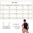 thumbnail image 6 of Women's Long Sleeves Rash Guard Athletic Swim Tankini Sets Swimsuit - Rose Red, 6 of 6