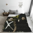 thumbnail image 5 of Flannel Blanket Twenty and One Music Pilots Nap Blanket Air Conditioning Blankets Couch Bed Office Blankets Soft and Cozy 60"X50", 5 of 5