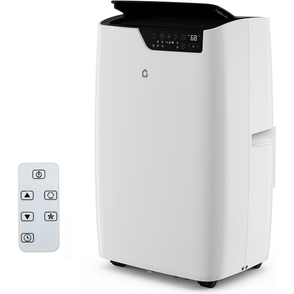 12,000 BTU Portable Air Conditioner, 3-In-1 AC Unit with Built-In Dehumidifier, Compact Standing Air Conditioner for Room Up to 550 Sq. Ft. with Remote and Window Kit