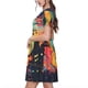 thumbnail image 2 of Balery World Map Guitar Illustration Vestidos sueltos de manga corta para mujer, vestidos de verano 2025, vestidos casuales de corte A con vuelo., 2 of 6