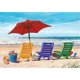 thumbnail image 1 of Cuadros Decorativos 5D bricolaje ronda completa taladro diamante pintura Seaside Kit decoración del hogar (QQ245) Wdftyju de costura negro 4 estilos, 1 of 1