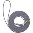 thumbnail image 2 of Viper - Biothane K9 Working Dog Leash Waterproof Lead for Tracking Training Schutzhund Odor-Proof Long Line with Solid Brass Snap for Puppy Medium and Large Dogs(GrayW: 1/2" | L: 20 ft), 2 of 2