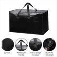 thumbnail image 3 of Paquete de 4 bolsas de mudanza extragrandes, resistentes y resistentes, con asas reforzadas, cremalleras duraderas, material impermeable, ideales para almacenamiento., 3 of 5