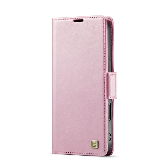 TOWOND Phone Case for iPhone 16 Pro Magnetic Wallet Phone Case Protective Leather Case with Card Holder Function Shockproof Flip Case Pink