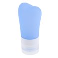 thumbnail image 4 of Botellas Tubos de Silicona Aplastables Artículos de Aseo para Viaje Contenedores Azul 80ml, 4 of 7