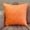 Orange, variant on Orange Pillow Covers, Textured Pintucks Solid Pillow Covers, 20x20 inch (50x50 cm) Throw Pillow Covers, Contemporary Decorative Pillows, Halloween Decorations - Contemporary Orange