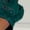 Dark Green + Belt, variant on AURA Womens Elegant Lace Hollow Out Pleated Midi Dress High Waist Belted 3 4 Lantern Sleeve