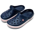 thumbnail image 2 of Crocs Crocband Sabot Femme Bleu Marine, Rouge, Blanc, 2 of 6