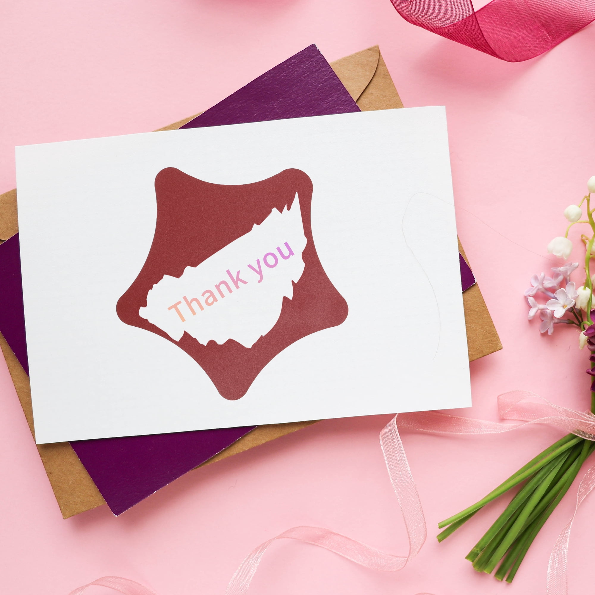 Unique Bargains 50Pcs Surprise Wedding Scratch Stickers 2.36" x 2.36" Red