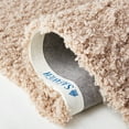 thumbnail image 5 of SAFAVIEH Sheep Martina Solid Polyester Shag Area Rug, Beige, 5' x 8', 5 of 11