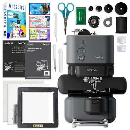 Brother Skitch PP1 4" x 4" Embroidery Machine with Artspira Studio