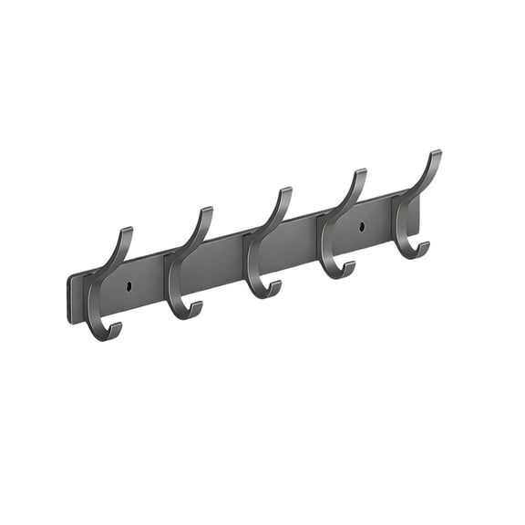 Cevemin No Drill Door Back Hooks - Adhesive Wall-mounted Clothes Hanger with Multi-Hook for Home, Office, Dorm Use