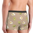 thumbnail image 5 of Haiem Egg and Avocado Men's Boxer Briefs, Every Day Comfort Stretch Cotton Moisture-Wicking Underwear-X-Large, 5 of 9