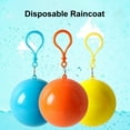 thumbnail image 7 of 2Pcs Portable Disposable Emergency Raincoats Waterproof Rain Poncho in A Ball for Traveling Camping Outdoor, 7 of 7