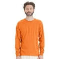 thumbnail image 2 of Gildan High Visibility Unisex 100% Cotton/Polyester Safety Long Sleeve Work T-Shirt (Safety Orange, 3XL), 2 of 9