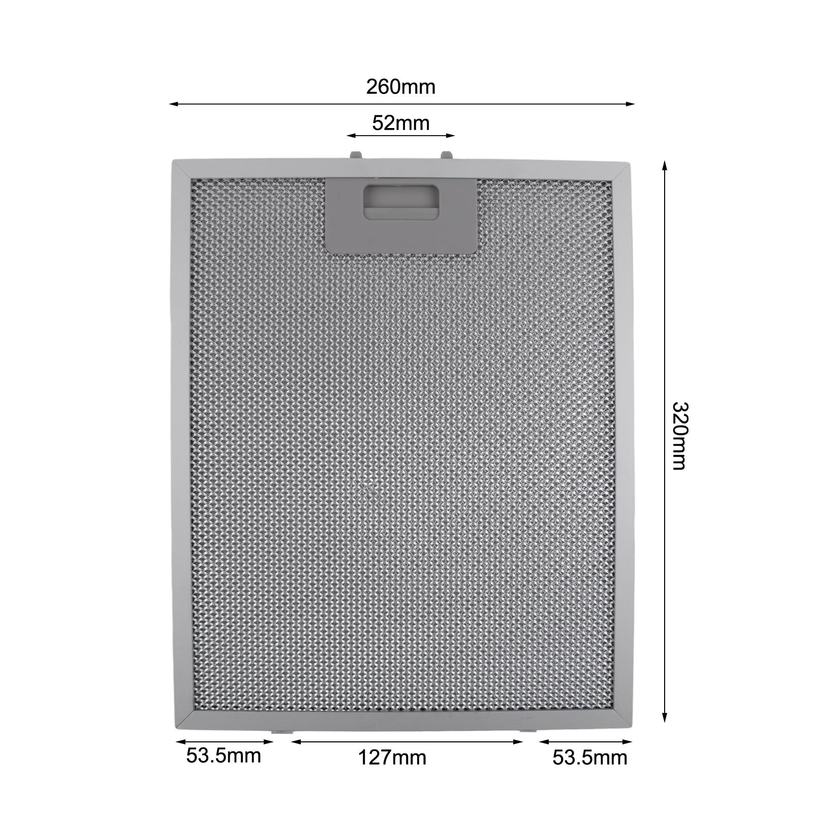 MUINTE 2 Pièces Grille Hotte Aspirante 320 X 260 X 9 Mm
