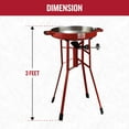 thumbnail image 5 of FIREDISC Original 380 Tall Outdoor Portable Propane Cooker in Fireman Red, 5 of 5