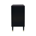 thumbnail image 6 of Linon Ginzel Mid-Century Modern 6-Drawer Dresser, Black, 6 of 14