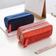thumbnail image 3 of Estuche de lápices de doble capa de gran capacidad para estudiantes con múltiples compartimentos para organizar los útiles escolares, caja de papelería duradera de estilo coreano para uso en, 3 of 6